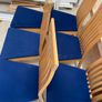 6 x Beautiful Sturdy Padded Kitchen Dining Chairs - Can Deliver Image 2