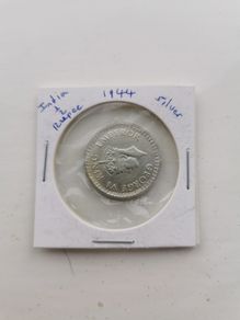 India 1944 1/2 Rupee