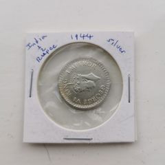 India 1944 1/2 Rupee