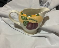 Plum and Cherry design milk jug