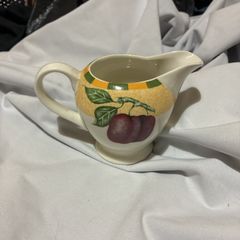 Plum and Cherry design milk jug