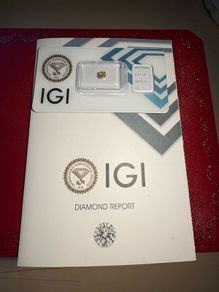 IGI Certified Natural Deep Yellow Diamond