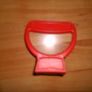 Red Shopping Bag Carrier Handle Image 2