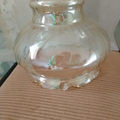 Vintage Ribbed Glass light shade