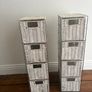 Metal & wicker drawers Image 2