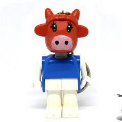 Lego Vintage 1980s Lego Fabuland Clover Cow Keychain Very Rare And Hard To Find