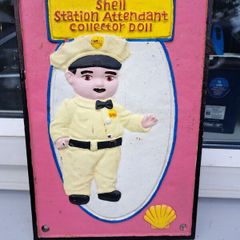 Shell fuel  attendance  man