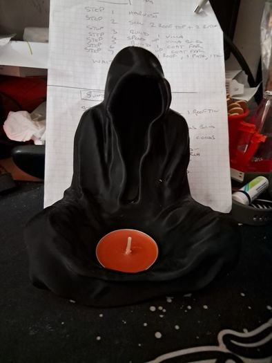Death Candle Holder- Halloween Decoration