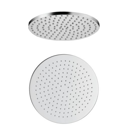 Clearance: Luca 250mm Brass Showerhead - Brushed Brass