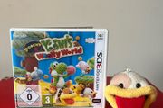 Poochy &amp; Yoshi's Woolly World Nintendo 3DS + Rare Yarn Poochy Amiibo Bundle