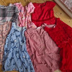 Bundle of 7 dresses, age 5-6.