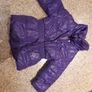 Purple Puffa Girls Coat age 18-24- Generous size Image 2