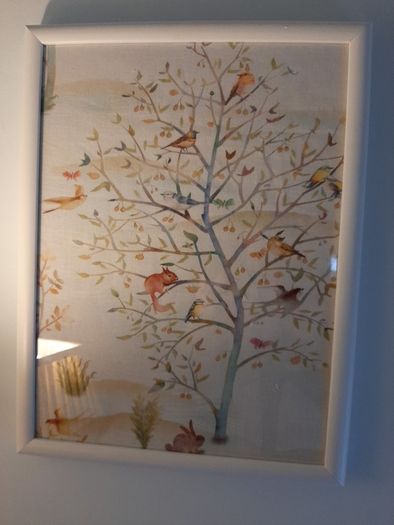 Woodland Themed Picture For Childs Nursery