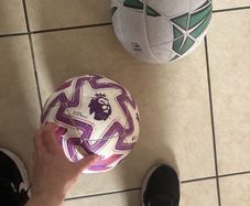 2 soccer balls