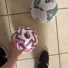 2 soccer balls