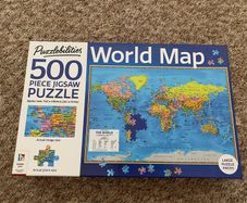 Puzzlebilities World Map Jigsaw - see 2 pics