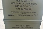 Metal Ammunition box. NATO ammo boxes in mint condition