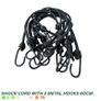 Shock Cord with 2 metal hooks 60cm - 10 Pack Image 2