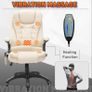 Heated Massage Leather Office Chair Image 3