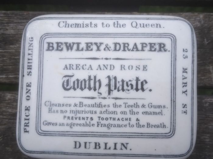 Bewley & Draper Dublin Tooth Paste Pot Lid And Base