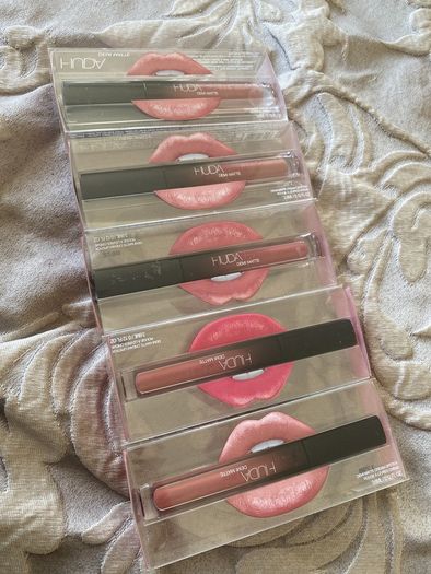 Huda beauty 100% genuine Demi matte cream lipsticks BNIB