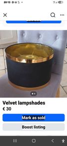 Velvet Lampshades