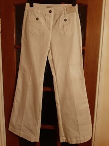 BNWT Monsoon White Jeans, Size 12