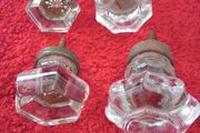 Vintage Glass Drawer knobs/ Handles