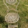 vintage cast Iron Lady Jane folding chairs Image 2
