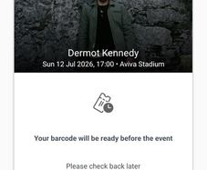 2 x Dermot Kennedy (Front stage area)