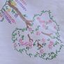 vintage hand embroidered tablecloth Image 3
