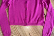 Next fuchsia pink cardigan age 9 excellent condition!