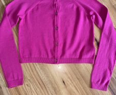 Next fuchsia pink cardigan age 9 excellent condition!