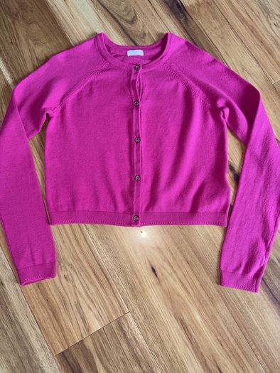 Next fuchsia pink cardigan age 9 excellent condition!