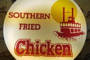 Southern Fried Chicken Sign and Framed Picture