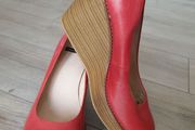 Vagabond Leather Wedges Size Uk 7 ( Eu 40)