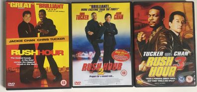 Rush Hour Trilogy Movies (Jackie Chan and Chris Tucker) [Movie 3xDVD]