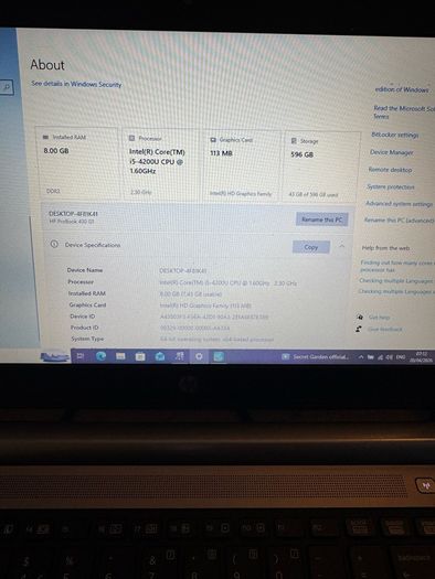 hp i5 laptop