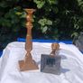 Pair of Flemish Antique Gilded Bronze Candle Sticks (Circa 1800) Image 8