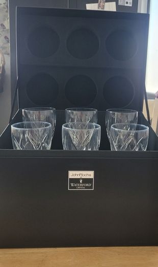 Waterford Crystal John Rocha Red Wine Glasses
