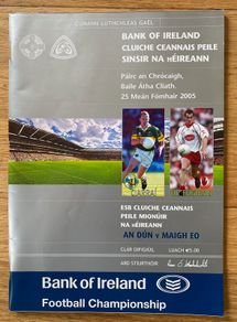 2005 Kerry v Tyrone - GAA Football All-Ireland Senior Championship Final Programme