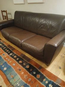 Italian Leather Sofa