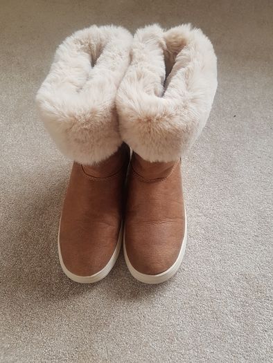 Zara Kids Fur Boots - as new