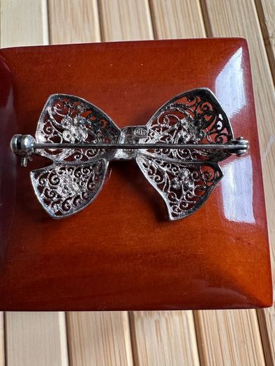 Antique filigree silver Brooch