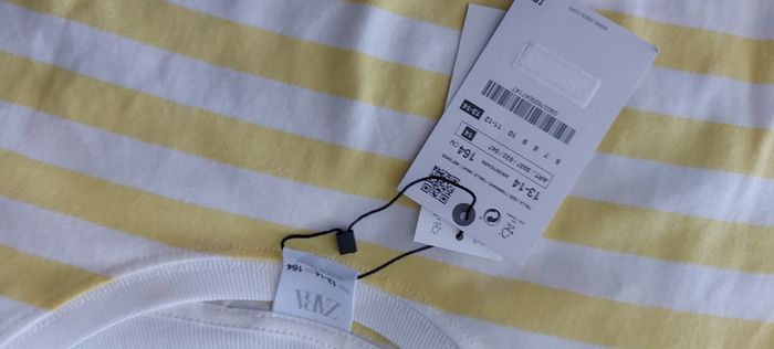 Girls short sleeve top 13/14yrs form ZARA-NEW!
