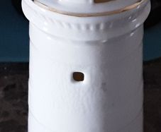 ceramic light house, tea light candle