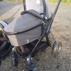 kids pushchair+cot+ high hair