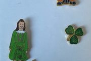 Ireland souvenir pin badges