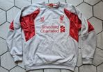Liverpool Warrior Standard Chartered Jumper Sweater white red Size L Football Soccer