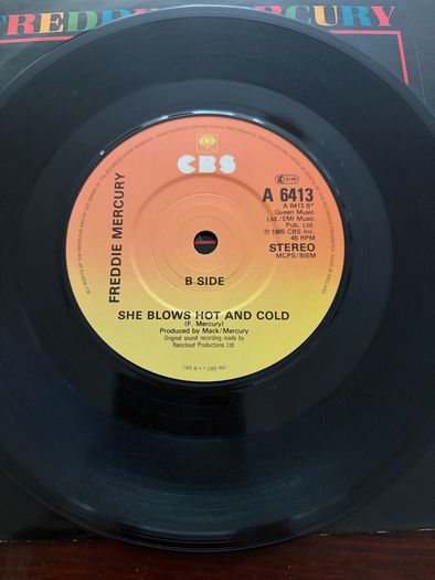 Freddie Mercury Made In Heaven Original UK 1985 7 inch Vinyl Single